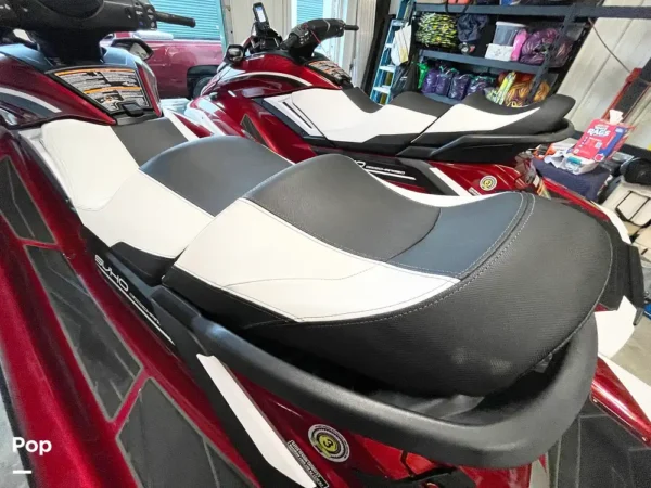 Yamaha FX SVHO PWC Jet Ski Pair in Red and White color scheme