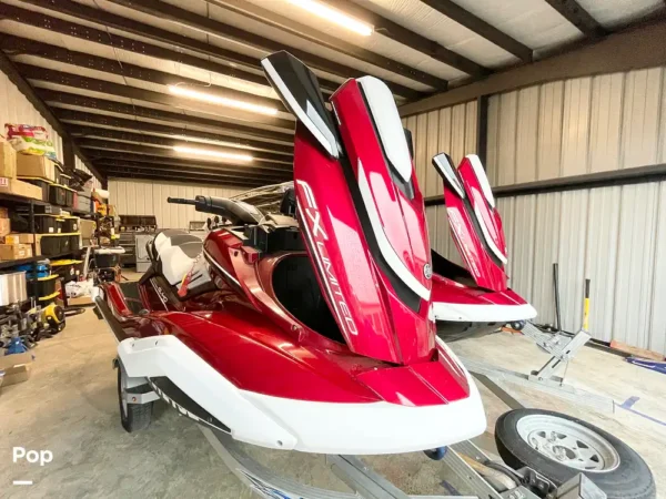 Yamaha FX SVHO PWC Pair in Red and White color scheme