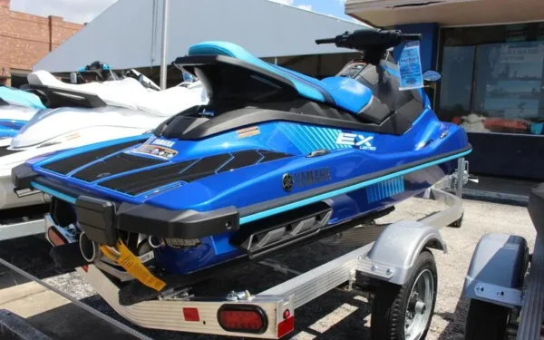 2023 Yamaha WaveRunner EX Limited - Blue and Black - Watercraft in Action