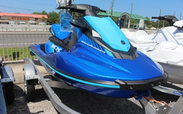 2023 Yamaha WaveRunner EX Limited - Blue and Black - Watercraft in Action