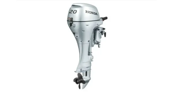 Honda Marine BF20DK3LRTC L-Type, 20 in. Shaft. Two Cylinder, 20″ Long shaft, Electric Start, Remote Control, Power Tilt. It’s ideal for small fishing boats, sailboats or as a kicker for a larger fishing boat