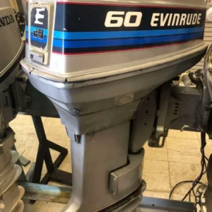 1990 Evinrude 60 HP 3 Cylinder Carbureted 2 Stroke 20″ Outboard Motor