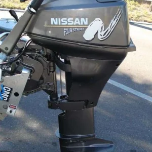 1991 Nissan 70 HP 2 Cylinder 2 Stroke 20″ Standard Rotation Outboard Motor.