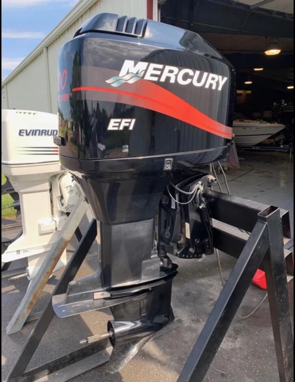 2001 Mercury 200 HP V6 EFI 2 Stroke 25″ (L) Outboard Motor