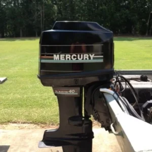 1991 Mercury 40 HP 4-Cylinder Carbureted 2-Stroke 20″ (L) Outboard Motor